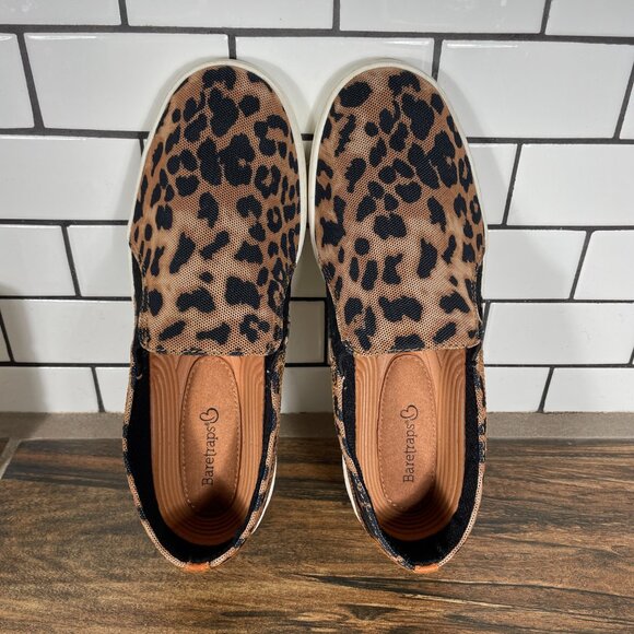 BareTraps Yadier Womens Size 7 Shoes Leopard Print Casual Slip On Sneaker - Picture 6 of 12